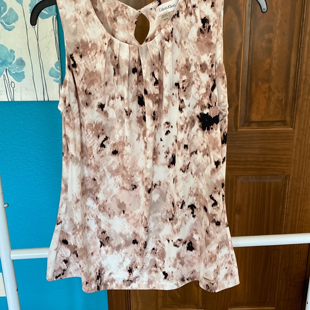 Calvin Klein sleeveless blouse